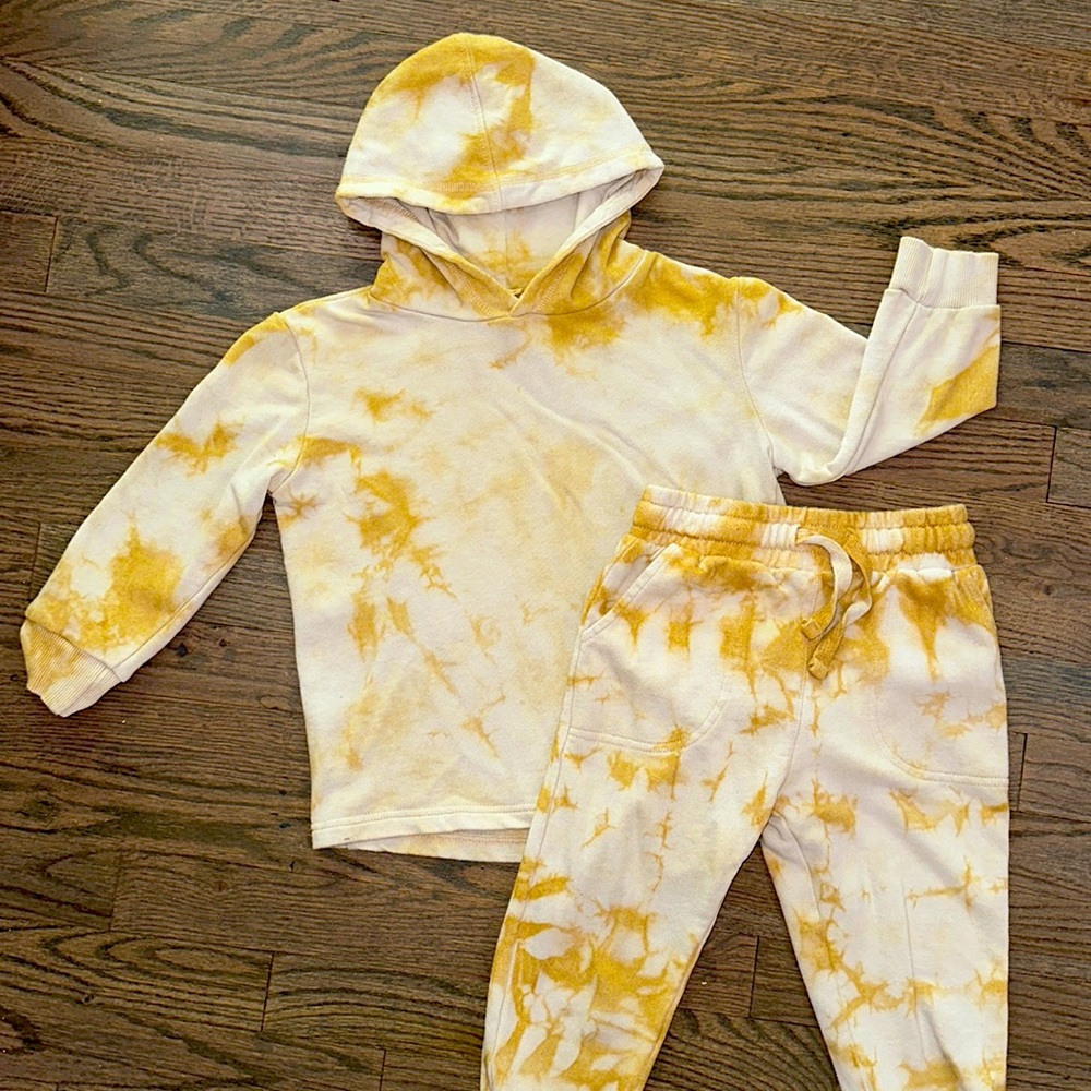 Cotton On Kids Boys Like New Tie Dye Matching Sweat Outfit Set 5